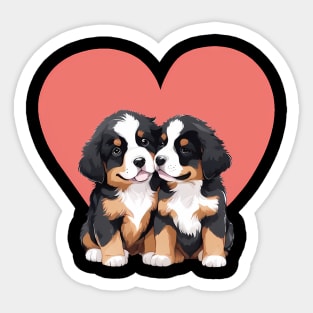 mini bernese mountain dog Sticker